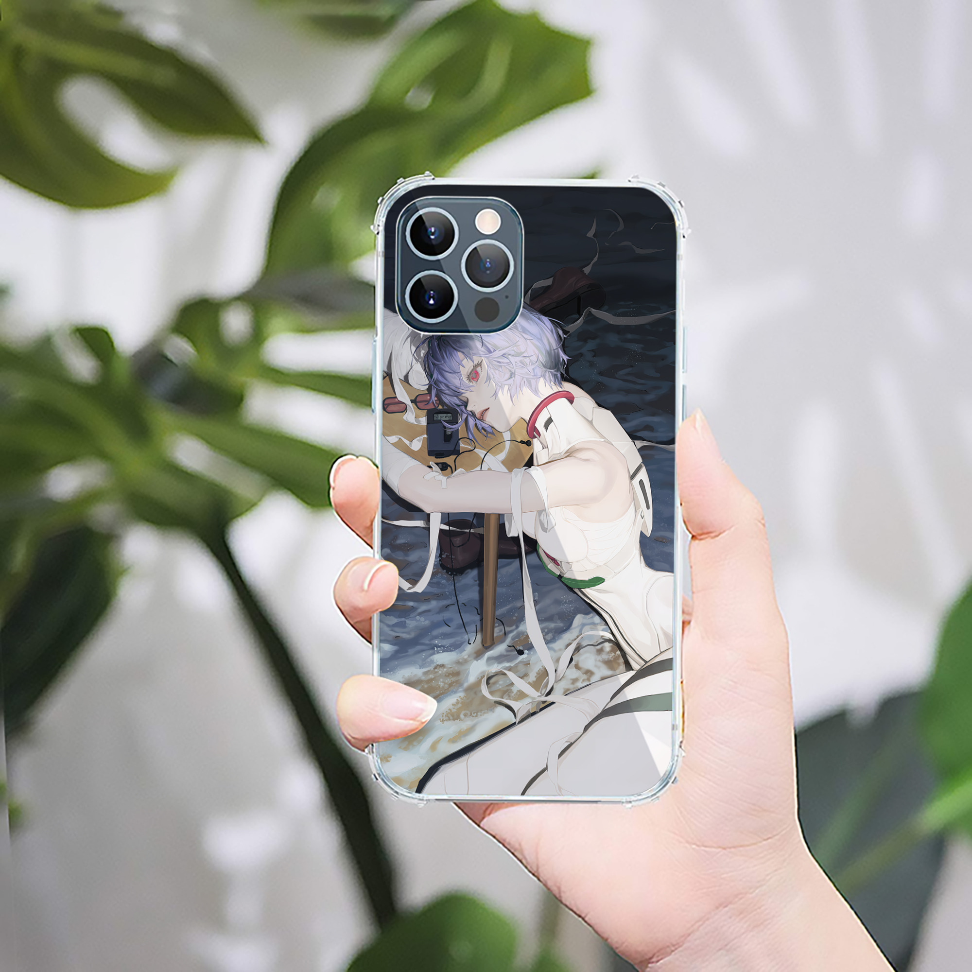 （画像用） EVA 新世紀エヴァンゲリオン 【iPhone 12シリーズ対応】透明スマホケース（クリアソフトケース）